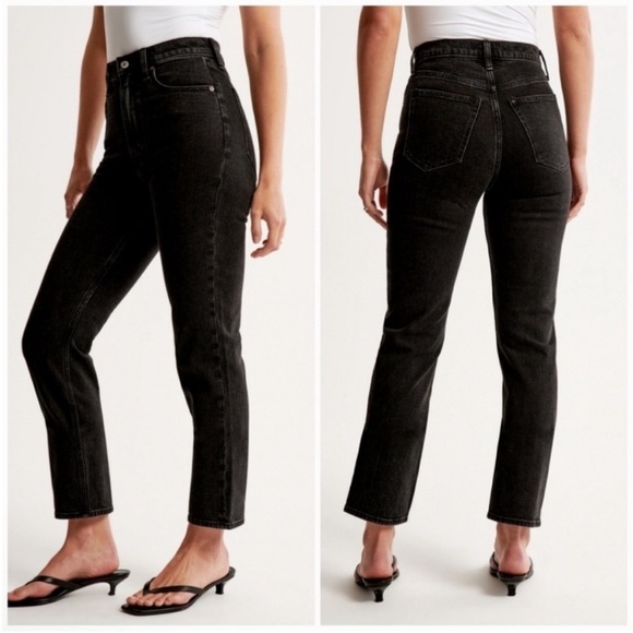Abercrombie & Fitch Denim - Abercrombie & Fitch The Ankle Straight Ultra High Rise Size 28